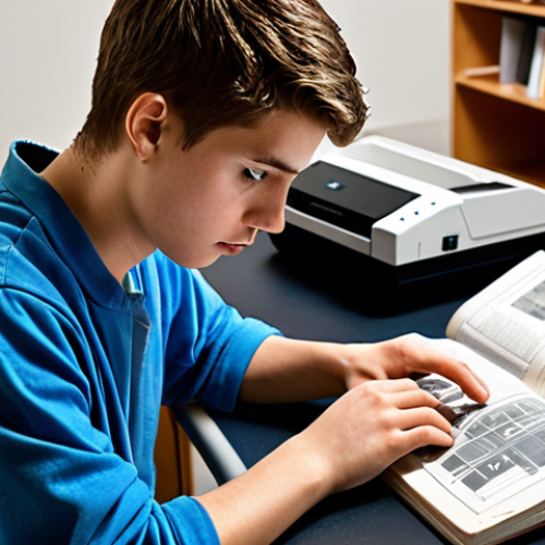 Home 4 ** A machine design student studying material science. Books, diagrams, and possibly a computer with design software open are visible. The overall feel is studious and focused on understanding core concepts.
**